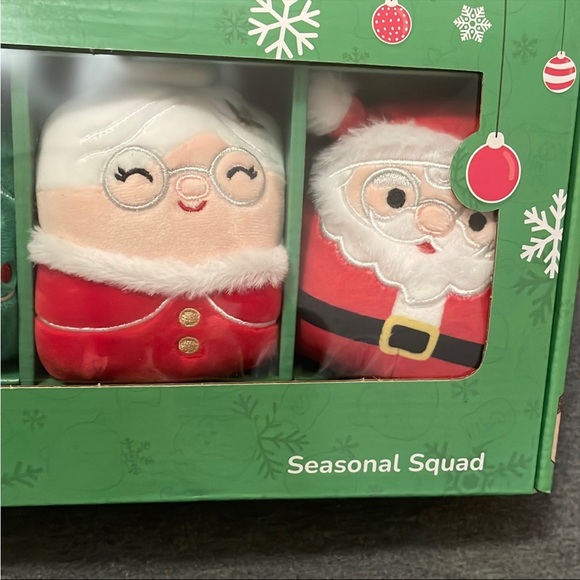 COPY 2022 NEW squishmallow Christmas seasonal squad 5pack nick nicolette leama - Picture 3 of 9
